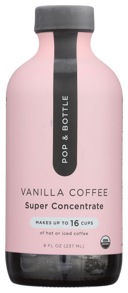 Pop And Bottle: Vanilla Coffee Super Concentrate, 8 Fo