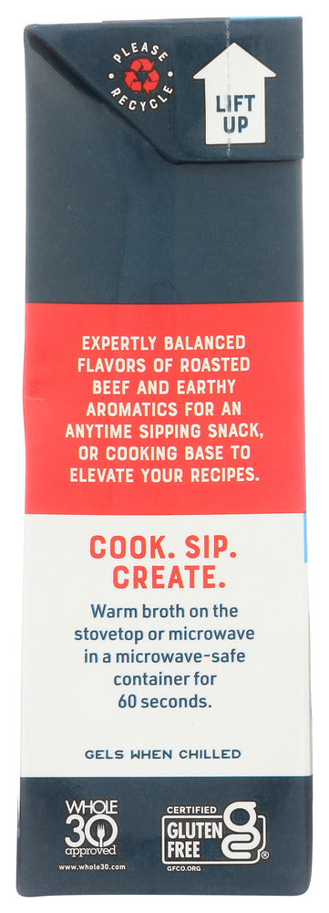 Bare Bones: Broth Beef Bone Low Sodium Grf, 16 Oz