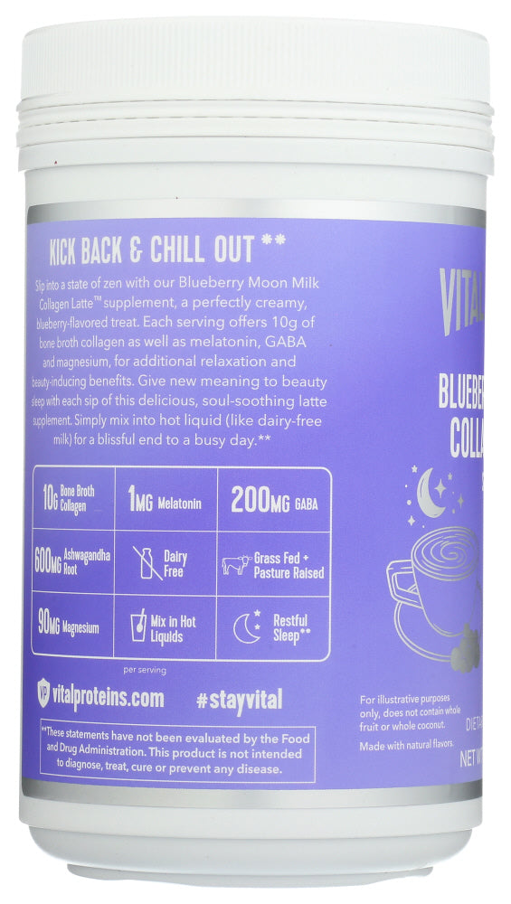 Vital Proteins: Blueberry Moon Collagen Latte, 11.5 Oz