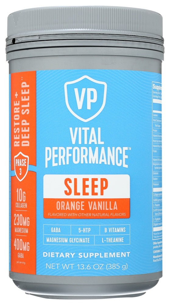 Vital Proteins: Vital Performance Sleep Orange Vanilla, 13.6 Oz