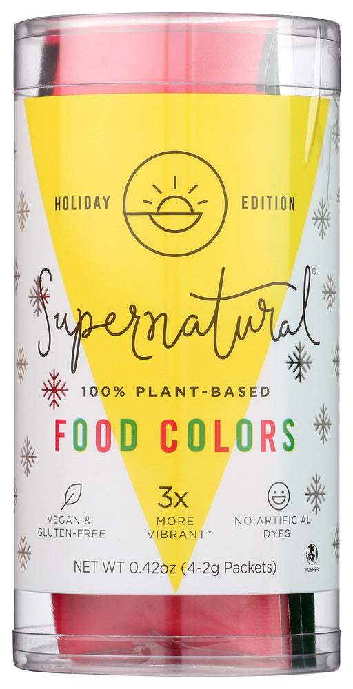 Supernatural: Plant Based Food Colors Holiday Edition, 1.3 Oz