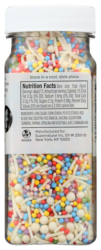 Supernatural: Rainbow Pop Sprinkles, 3 Oz