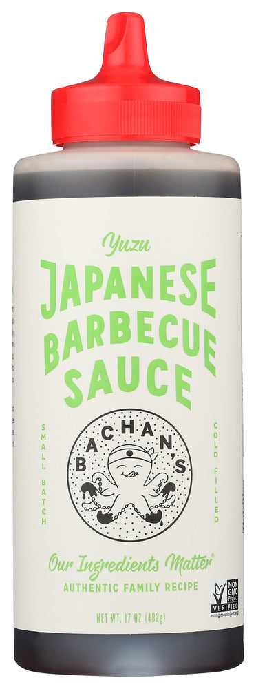 Bachans: Sauce Bbq Yuzu Japanese, 17 Oz