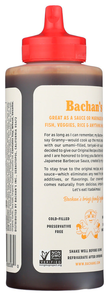 Bachans: Sauce Bbq Hot Spicy, 16 Oz