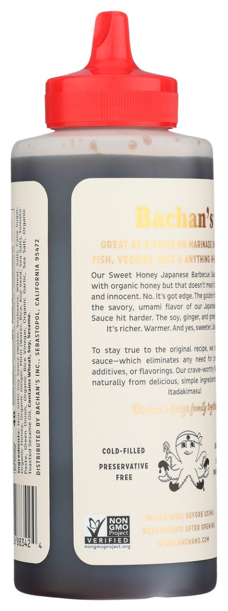 Bachans: Sweet Honey Japanese Barbecue Sauce, 17 Oz