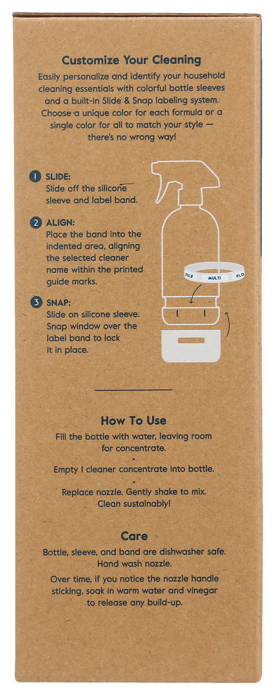 Grove Co: Reusable Cleaning Bottle White, 1 Ea