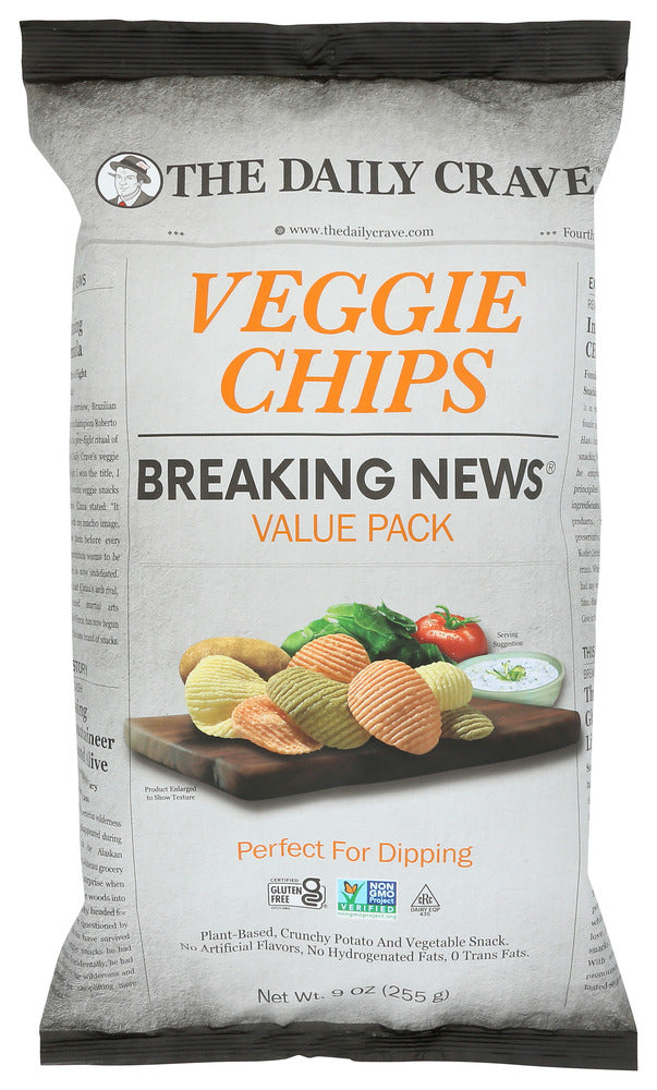 The Daily Crave: Veggie Chips Value Pack, 9 Oz