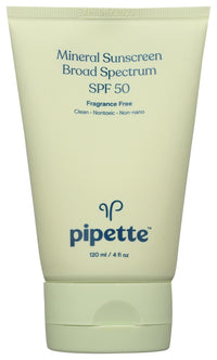 Pipette: Mineral Sunscreen Broad Spectrum Spf50, 4 Fo