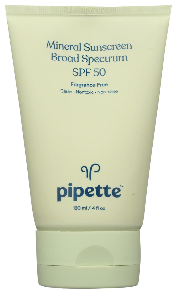 Pipette: Mineral Sunscreen Broad Spectrum Spf50, 4 Fo