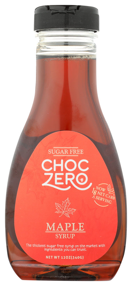 Choczero: Keto Maple Sugar Free Syrup, 12 Fo