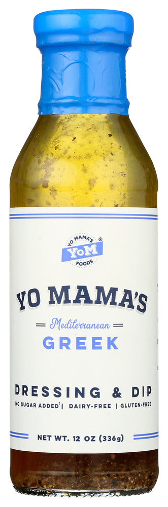 Yo Mamas Foods: Dressing Greek, 12 Oz