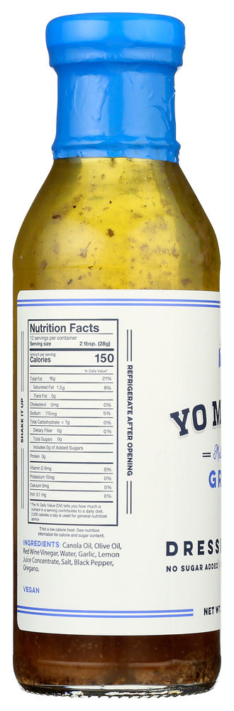 Yo Mamas Foods: Dressing Greek, 12 Oz