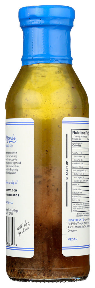 Yo Mamas Foods: Dressing Greek, 12 Oz