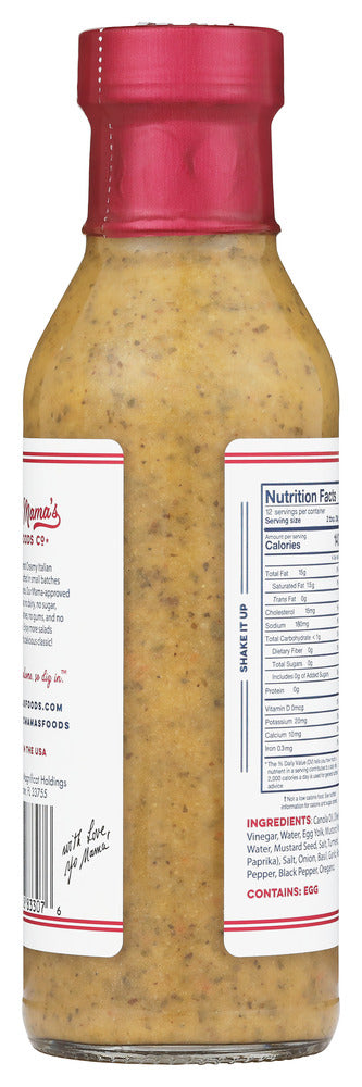 Yo Mamas Foods: Dressing Italian, 12 Oz