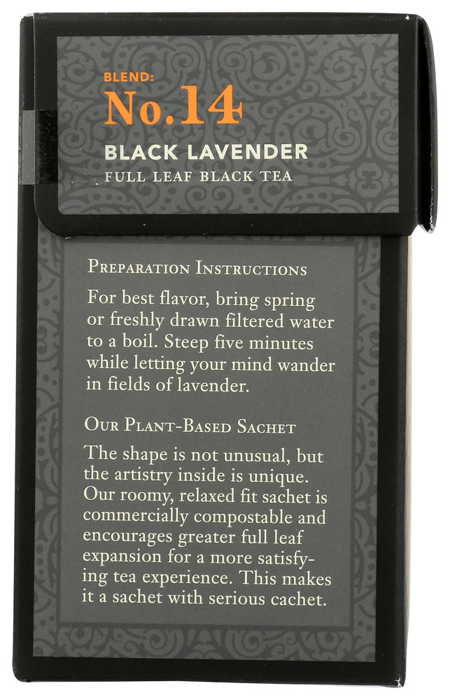 Smith Teamaker: Black Lavender Tea, 15 Bg