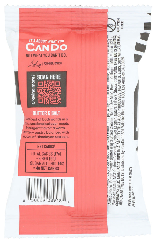 Cando: Butter Salt Keto Krisp, 1.8 Oz