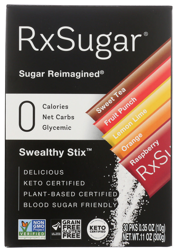 Rxsugar: Allulose Swealthy Stix 6Flvr P, 11Oz