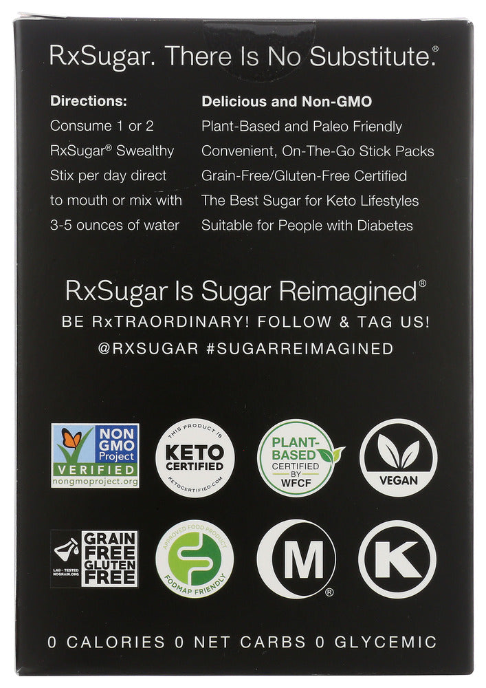 Rxsugar: Allulose Swealthy Stix 6Flvr P, 11Oz