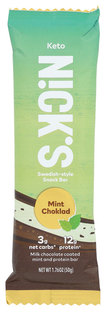 Nicks: Mint Choklad Protein Bar, 1.76 Oz