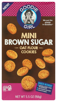 Goodie Girl: Cookies Mini Brown Sugar, 5.5 Oz