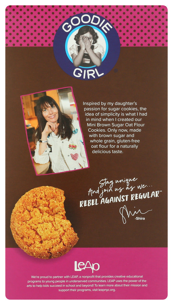 Goodie Girl: Cookies Mini Brown Sugar, 5.5 Oz