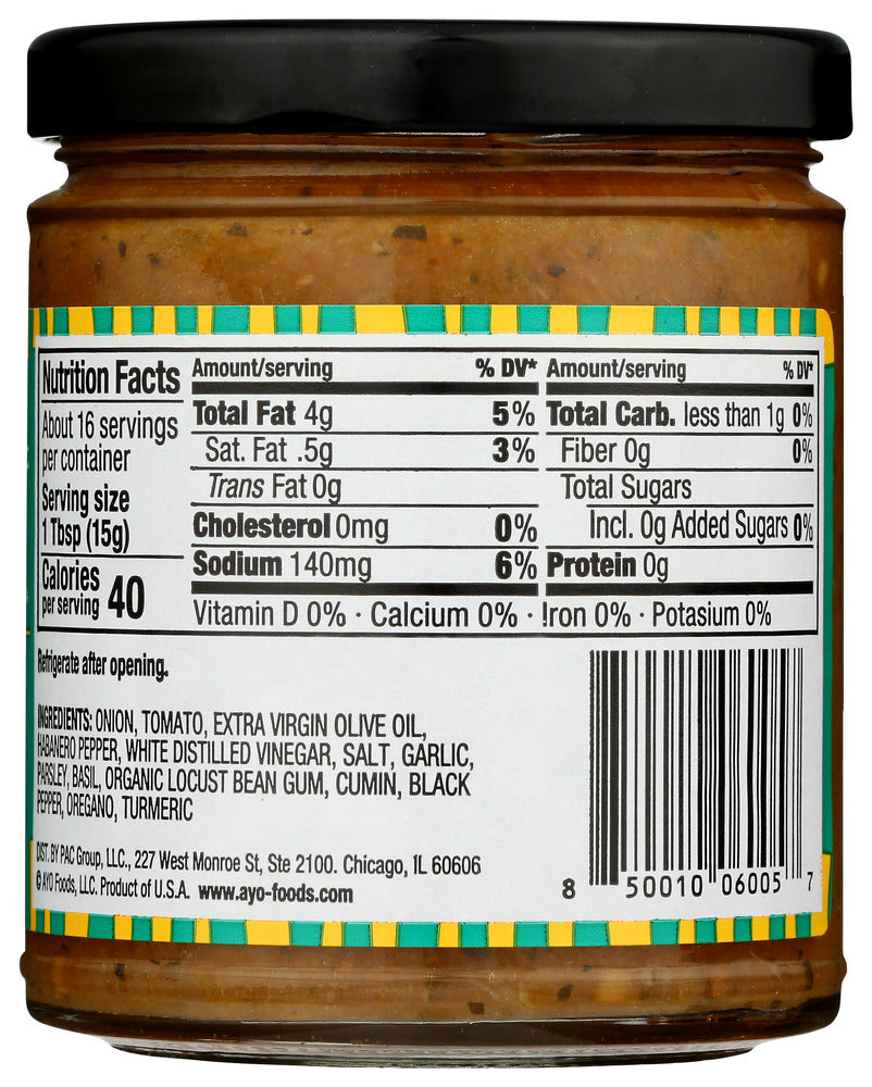 Ayo Foods: Pepper Sauce, 8.5 Oz