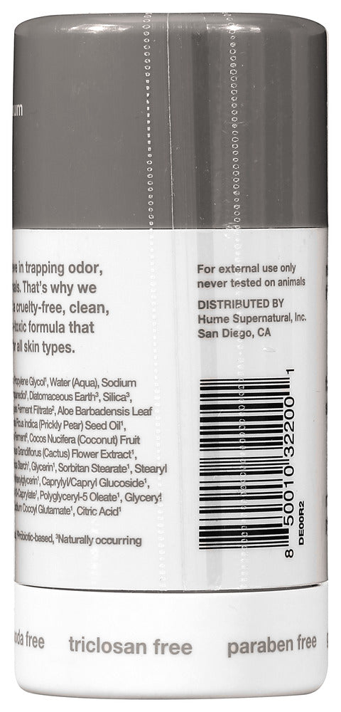 Hume Supernatural: Fragrance Free Deodorant, 2 Oz