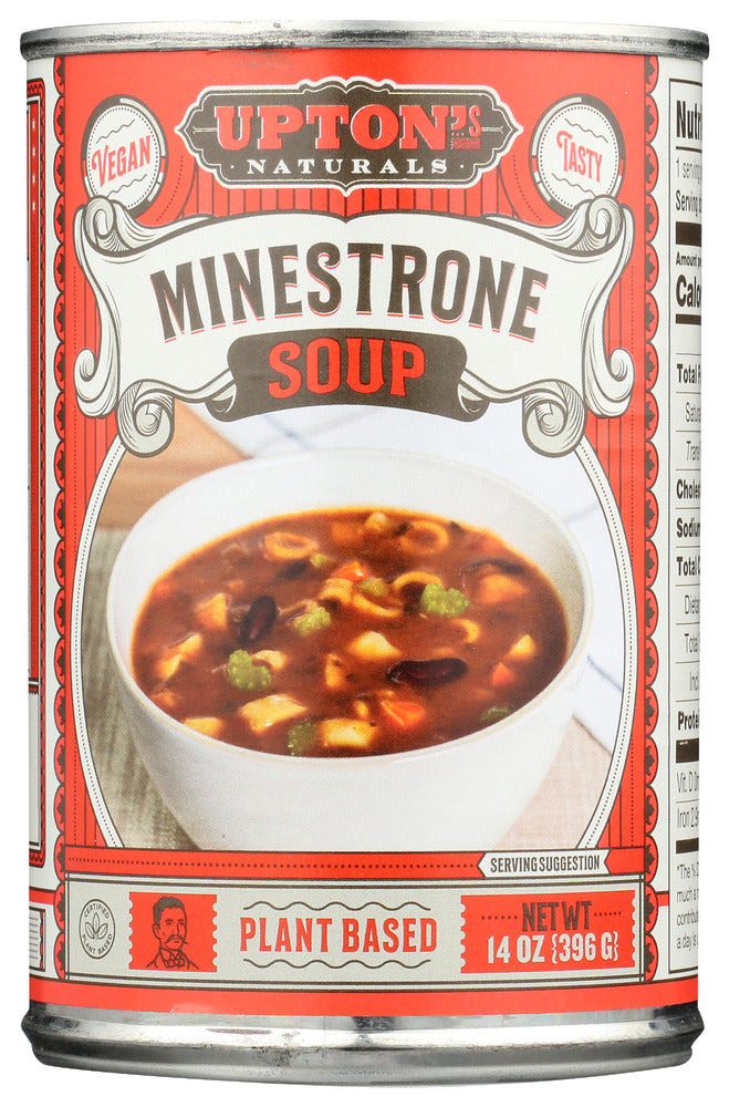 Uptons Naturals: Minestrone Soup, 14 Oz