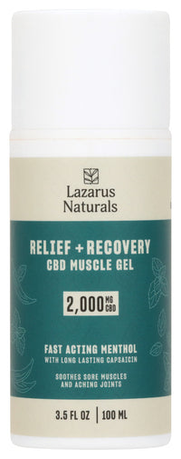 Lazarus Naturals: Gel Muscle Cbd 2000Mg, 100 Ml