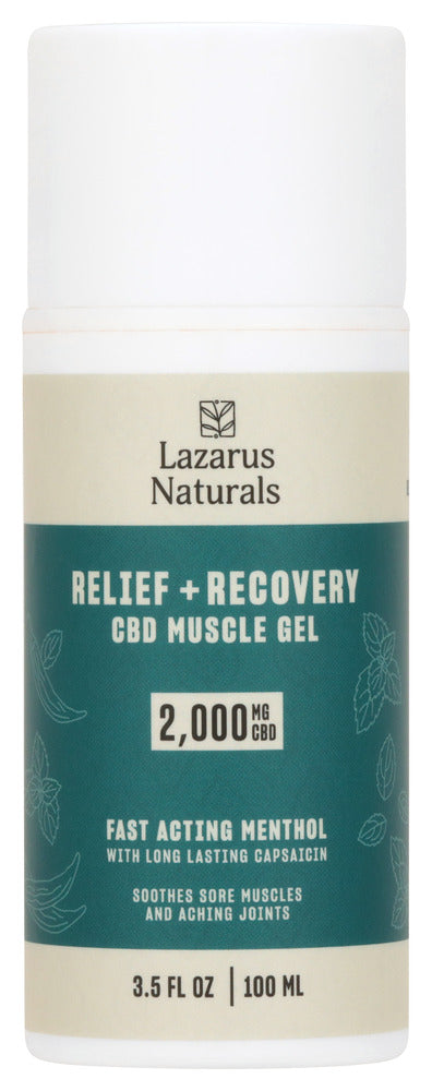 Lazarus Naturals: Gel Muscle Cbd 2000Mg, 100 Ml