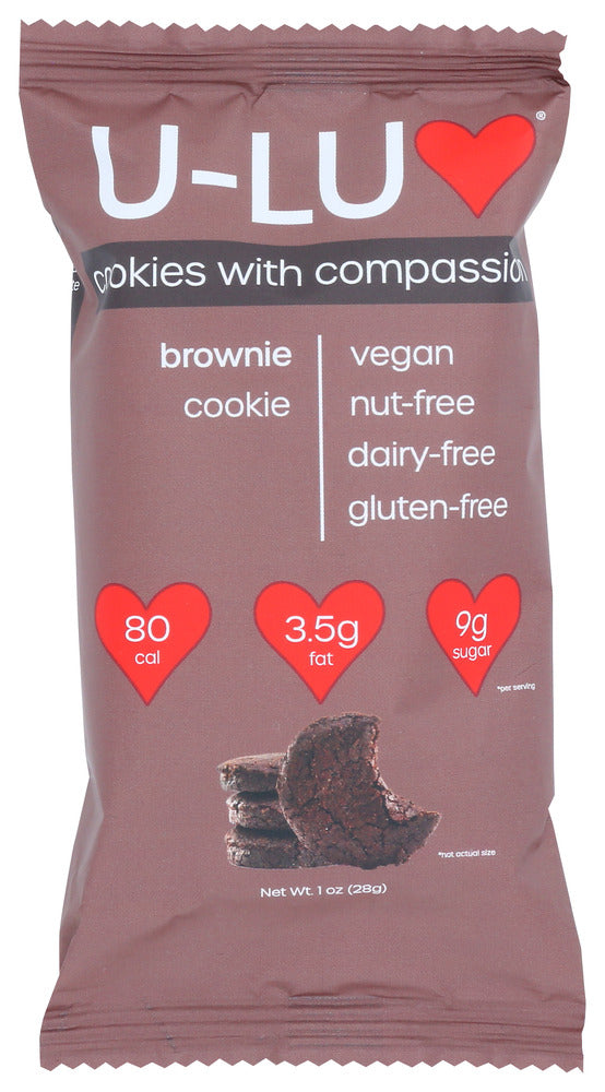 U Luv Foods: Brownie Cookies, 1 Oz