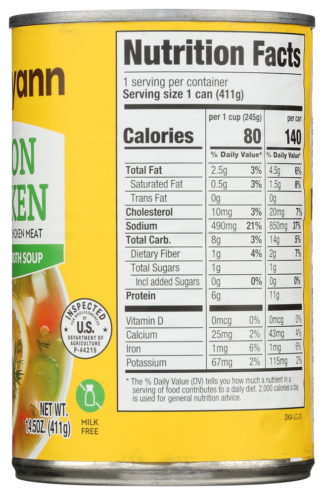 Dr Kellyann: Lemon Chicken Bone Broth Soup, 14.5 Oz