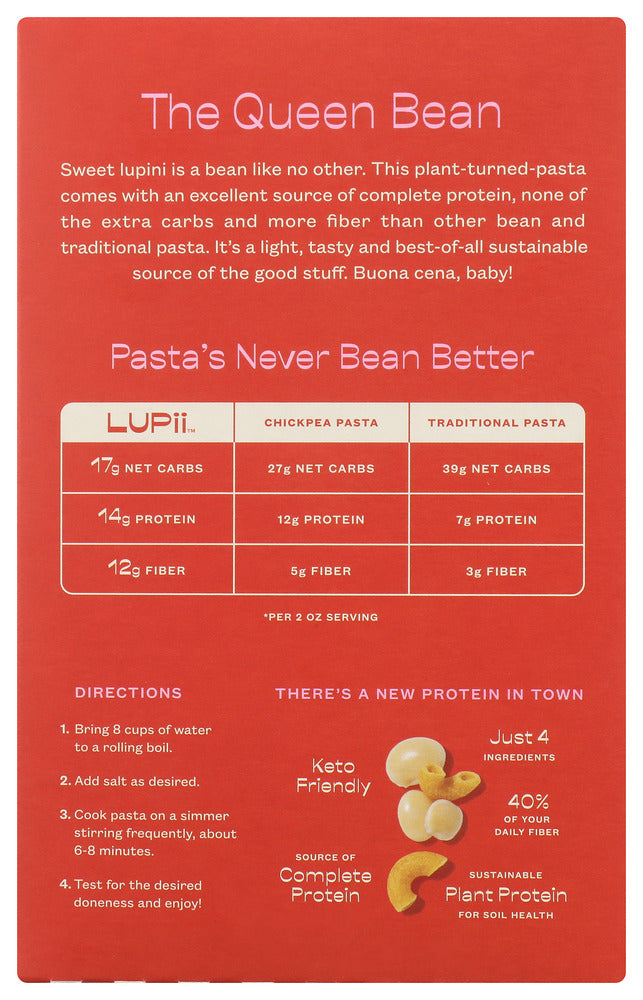 Lupii: Pasta Elbows, 8 Oz