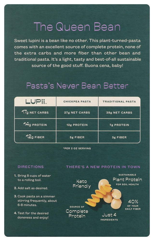 Lupii: Pasta Rotini, 8 Oz