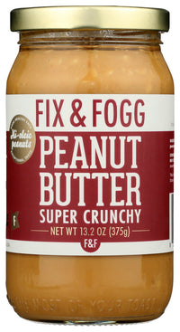 Fix & Fogg: Super Crunchy Peanut Butter, 13.2 Oz