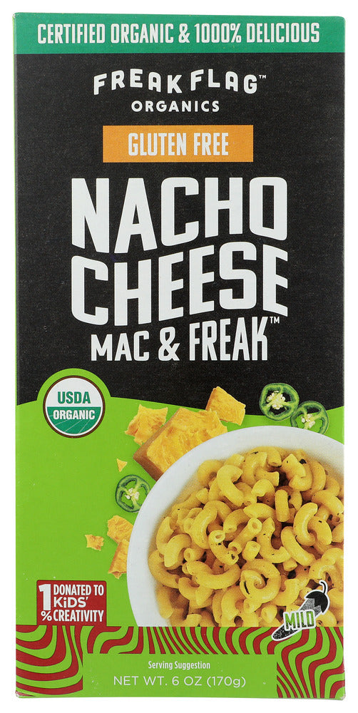 Freak Flag Organics: Nacho Cheese Mac & Freak, 6 Oz