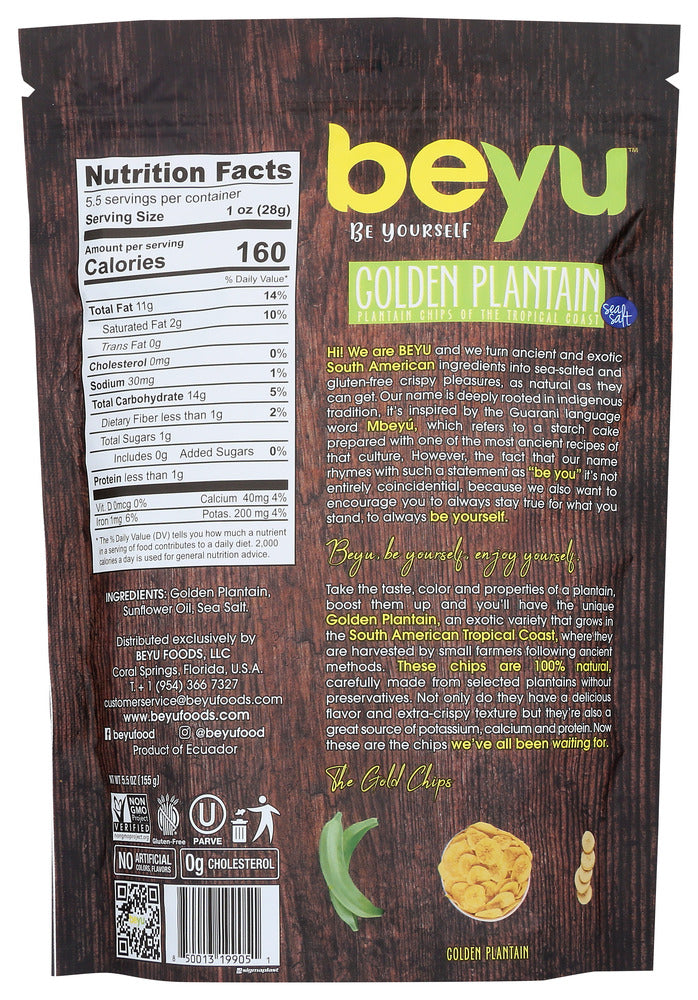 Beyu: Plaintains Golden, 5.5 Oz