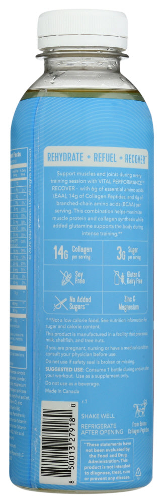 Vital Proteins: Vital Performance Recover Blackberry Lime, 16.9 Oz