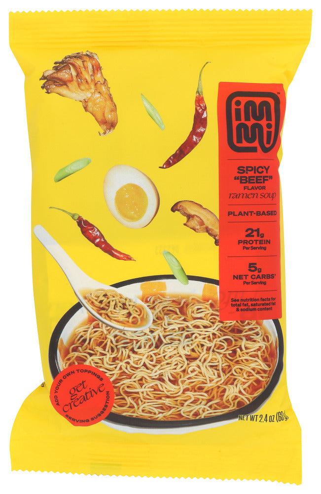 Immi: Spicy Beef Ramen, 2.4 Oz