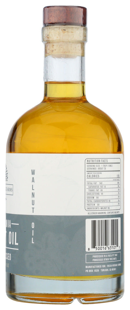 Fresh Vintage Farms: Pure Cold Pressed Walnut Oil, 375 Ml