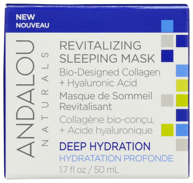 Andalou: Deep Hydration Revitalizing Sleeping Mask, 1.7 Oz