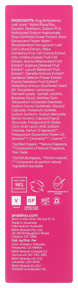 Andalou Naturals: 1000 Roses Biome Balancing Toner, 6 Fo