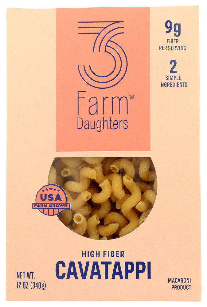 Three Farm Daughters: Pasta Cavatappi, 12 Oz