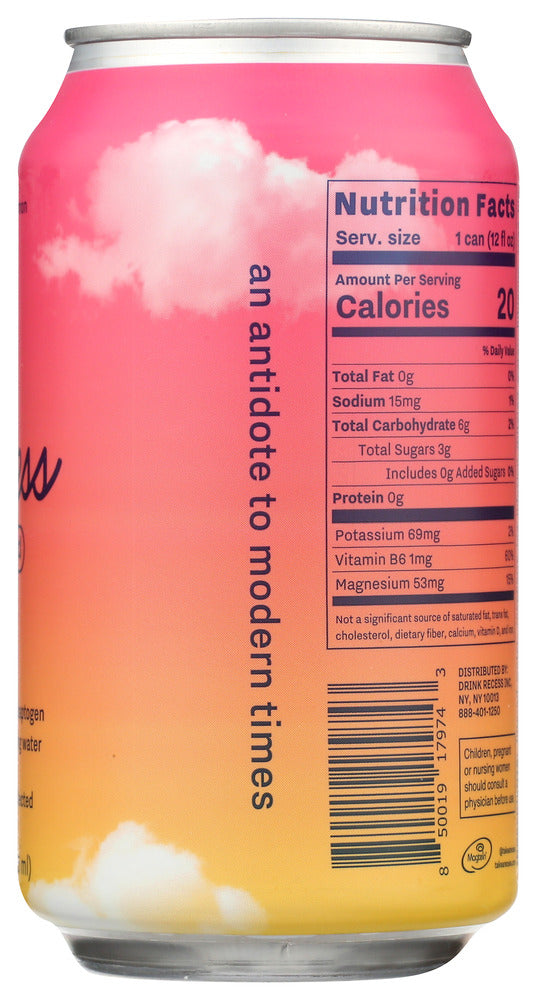 Recess: Raspberry Lemon Mood Water, 12 Fo