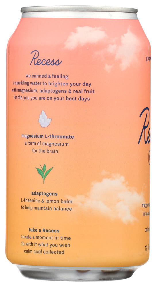 Recess: Grapefruit Tangerine Mood Water, 12 Fo