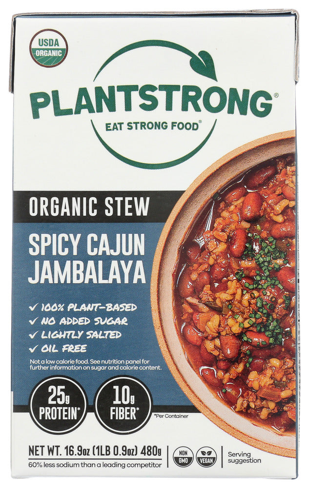 Plantstrong: Spicy Cajun Jambalaya, 16.9 Fo