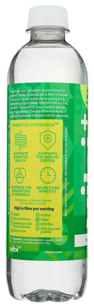 Vibiplus: Water Lemon Lime, 16.9 Fo