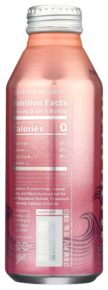 Mananalu: Water Flavored Pink Grapefruit, 16 Fo