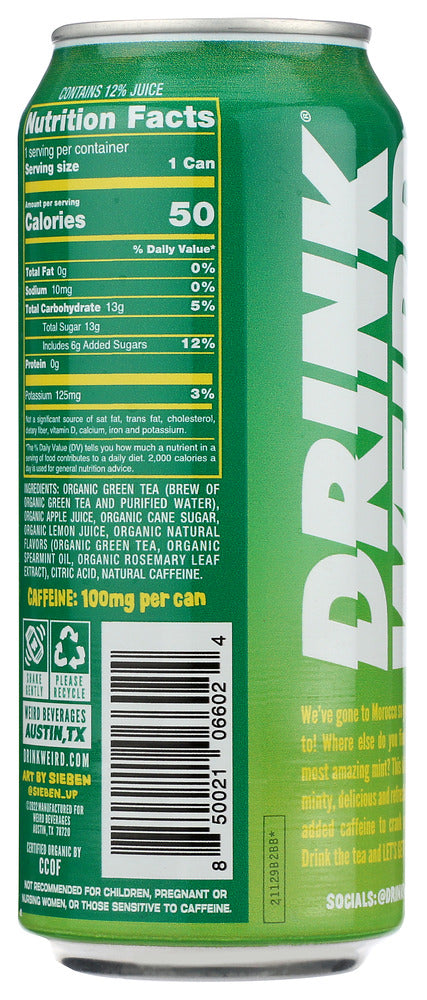 Drink Weird: Moroccan Mint Green Tea, 16 Fo