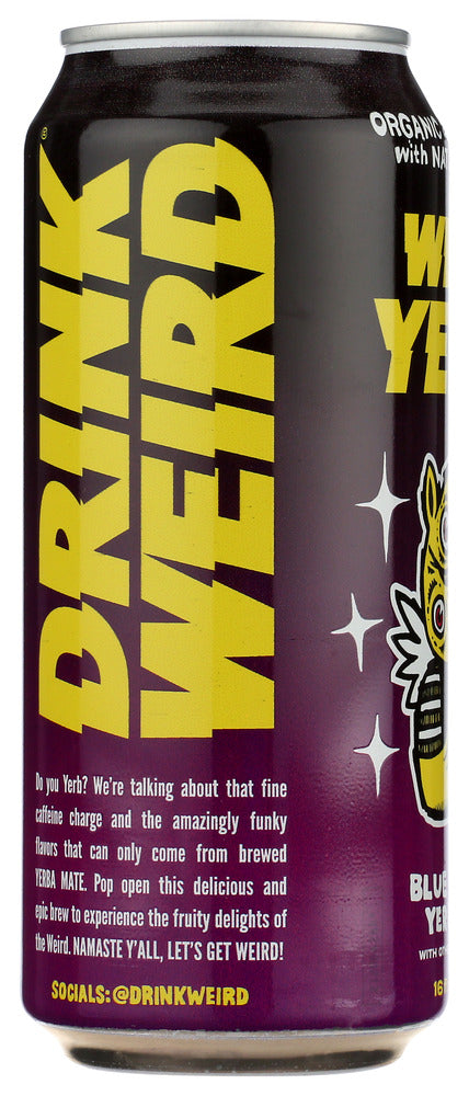 Drink Weird: Organic Blue Pomegranate Acai Yerba Mate, 16 Fo